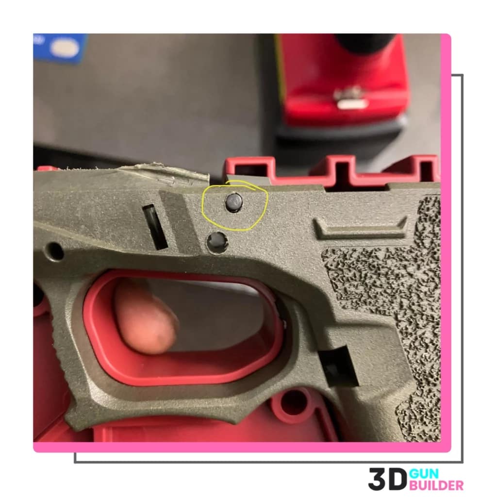 pin hole wont go in p80