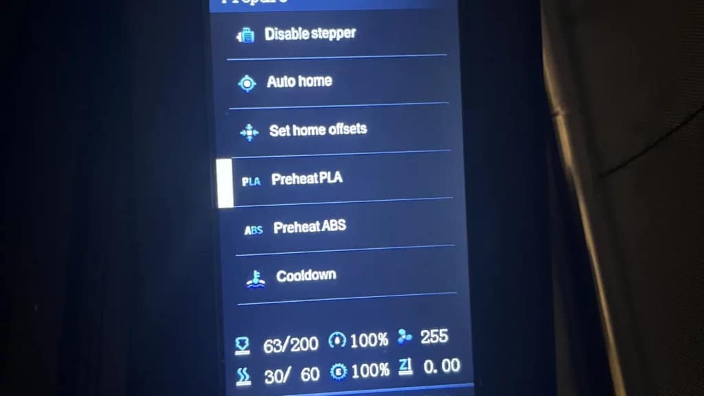 preheat pla 3d printer edited