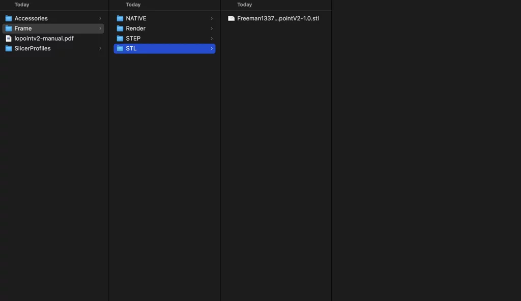 find stl file