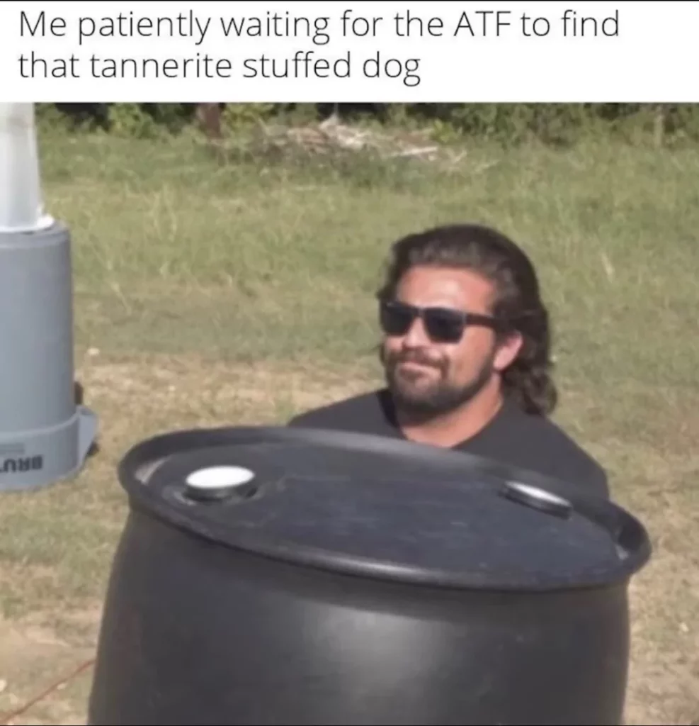 dog tannerite
