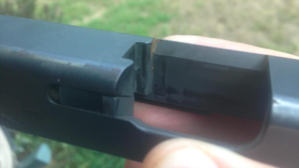 rust removal glock slide