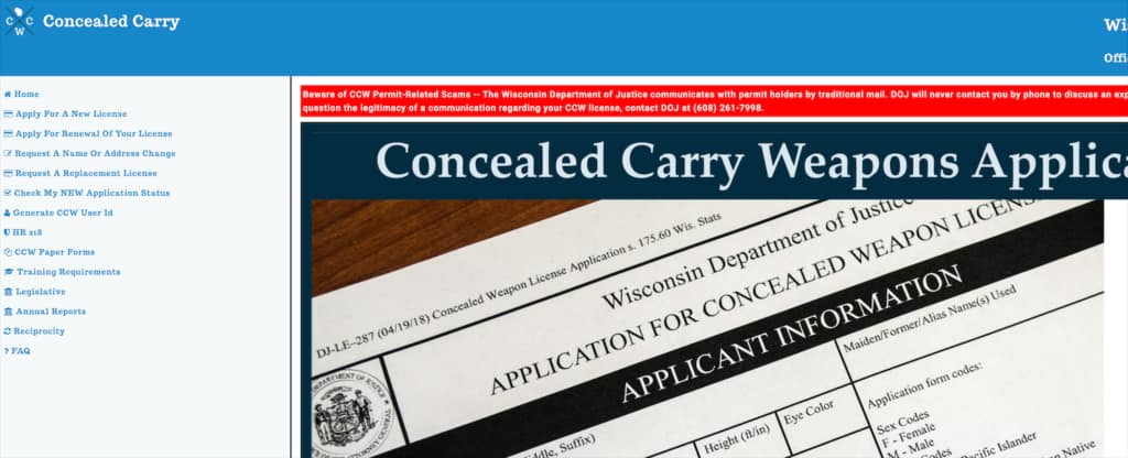 state dnr carry permit