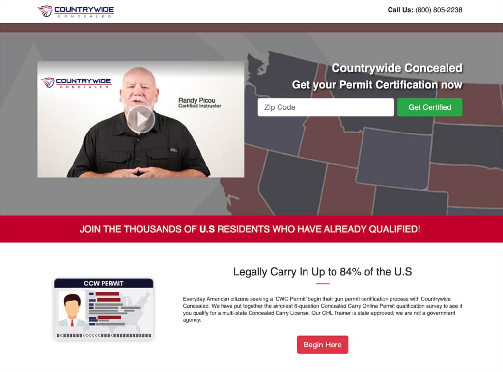 countrywide concealed permit ccw