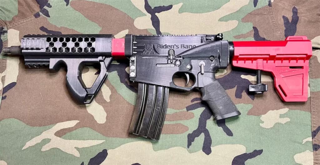 bidens bane ar15 black red