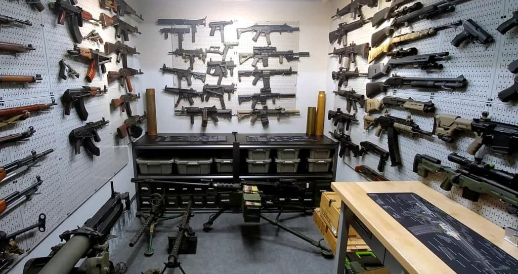 gun display wall storage 4 1