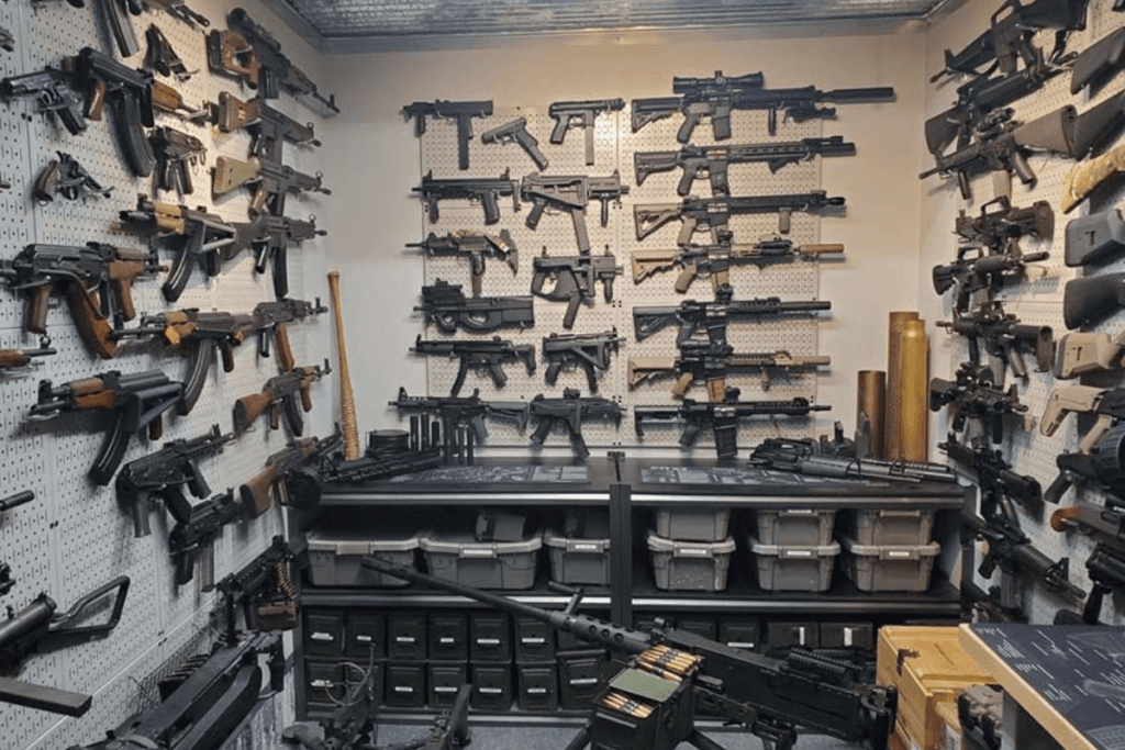 diy pegboard for gun owners