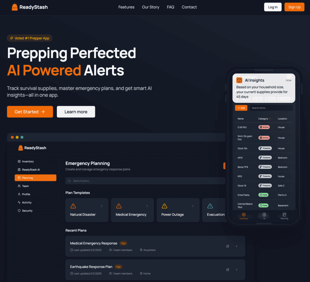 readystash prepper survival app