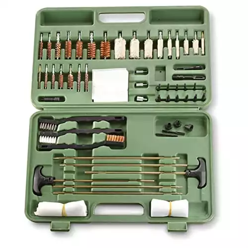 Guide Gear Gun Cleaning Kit Supplies Universal - 62 Pieces