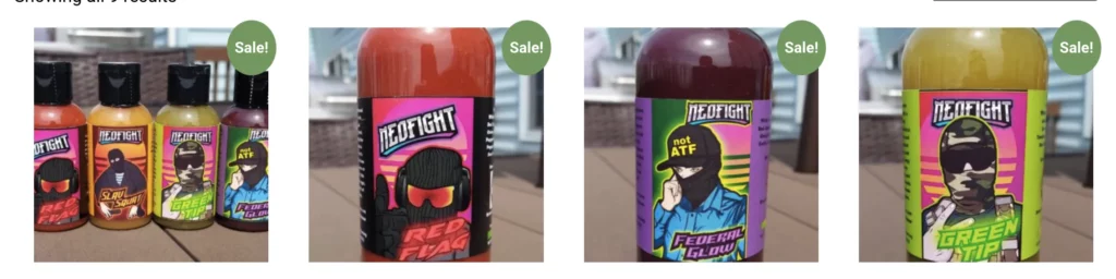 neo fight gear hot sauce