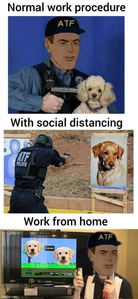 atf social distance meme