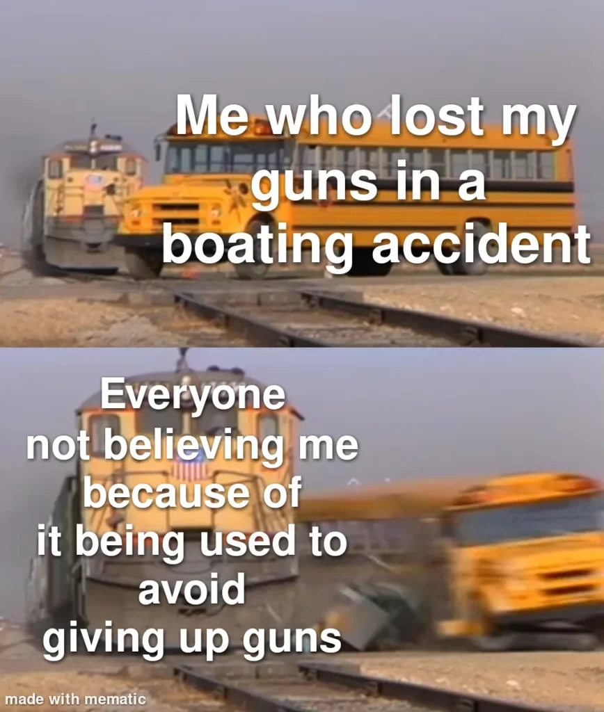 boating accident meme