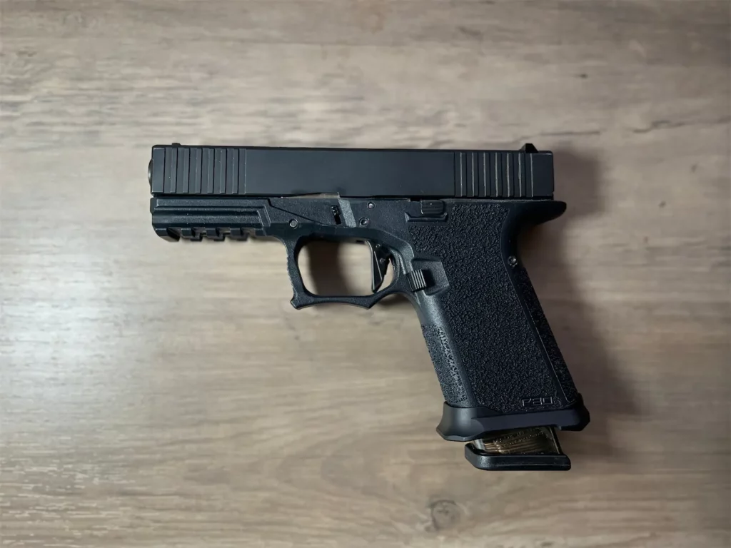 p80 magwell with magazine installed compact
