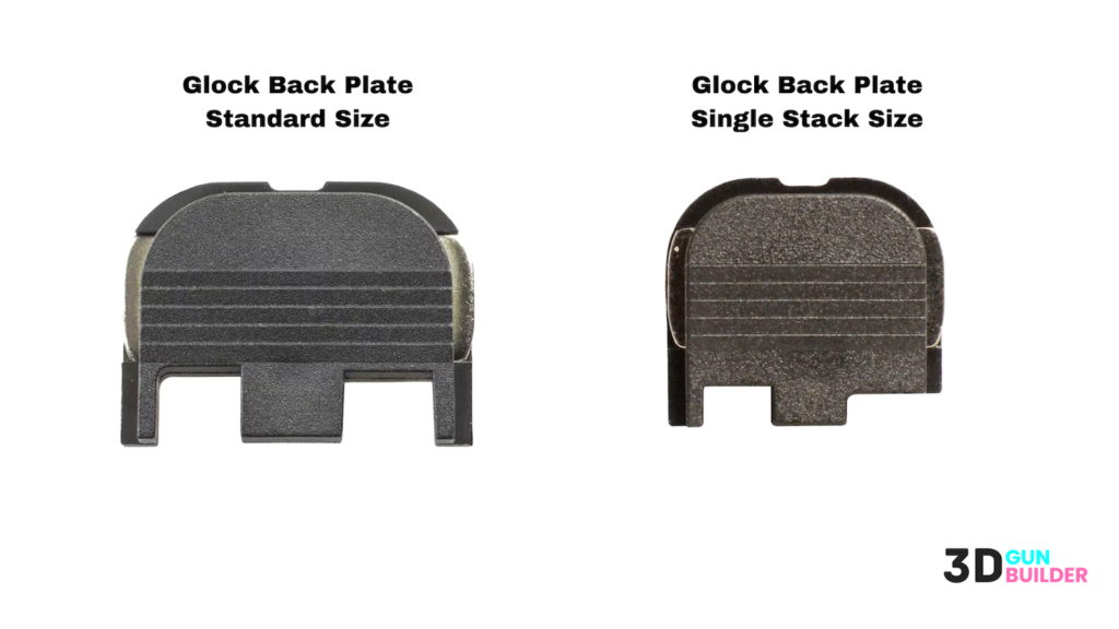 glock back plate different sizes