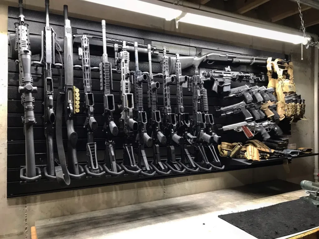 gun display wall storage 3 1